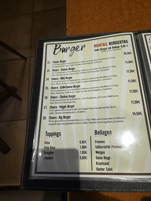 Menü_Cheers Bad Nauheim_Nauheim_Bild_4