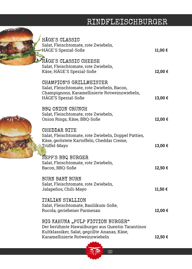 HÄGE - Burgerrestaurant ristorante a Riß