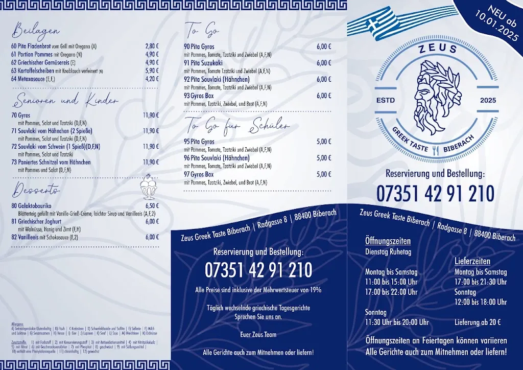 Menu_Zeus Greek Taste Biberach_Riß_image_2