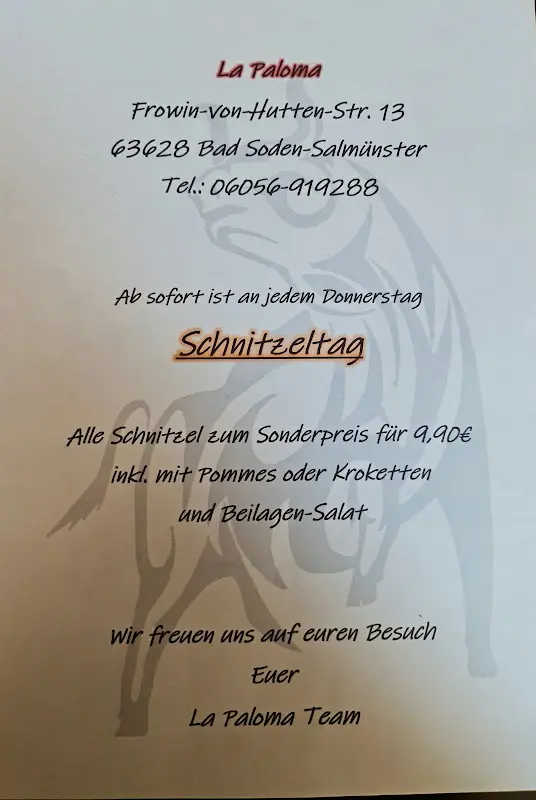 Menu_La Paloma_Soden-Salmünster_immagine_1