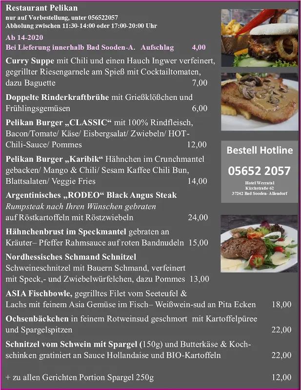 Restaurant Pelikan restaurant in Sooden-Allendorf