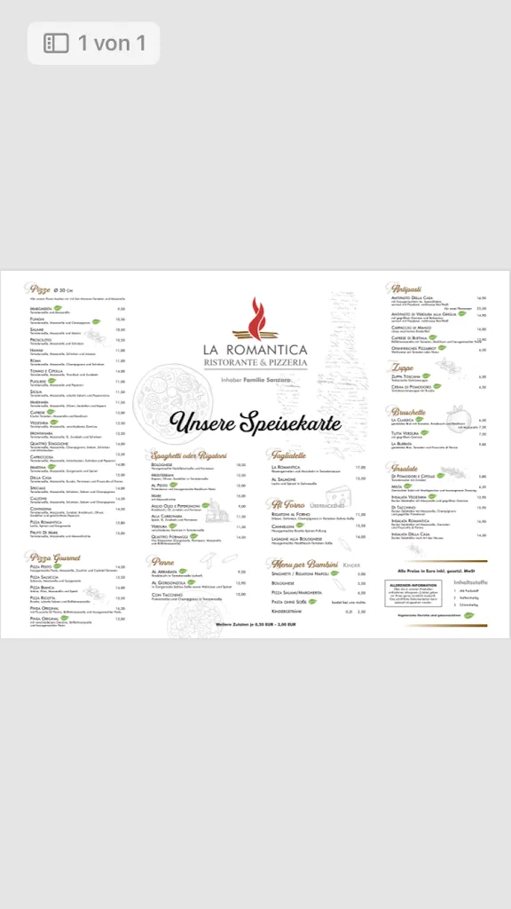 Menu_Ristorante La Romantica_Riß_immagine_2