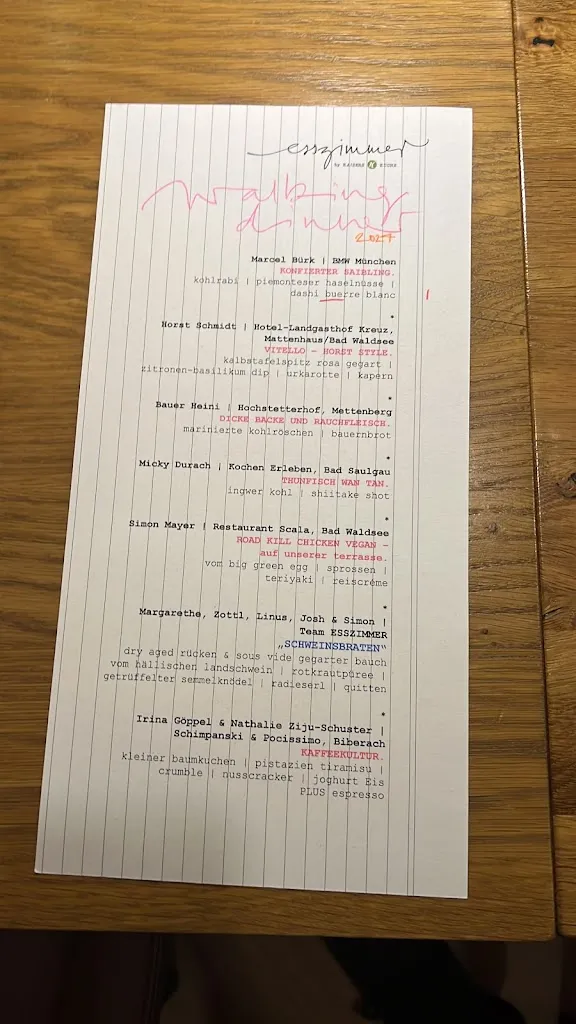 Restaurant ESSZIMMER ristorante a Mittelbiberach