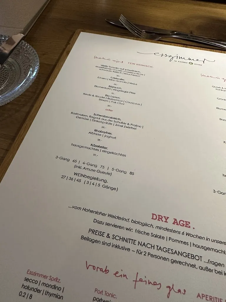 Menu_Restaurant ESSZIMMER_Mittelbiberach_immagine_3