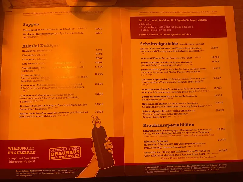 Menu_Brauhaus Bad Wildungen_Wildungen_immagine_3
