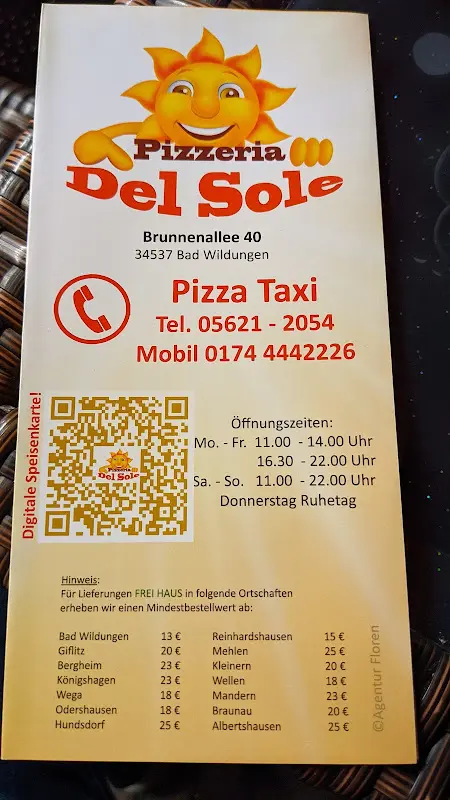 Menu_Pizzeria Del Sole_Wildungen_immagine_2