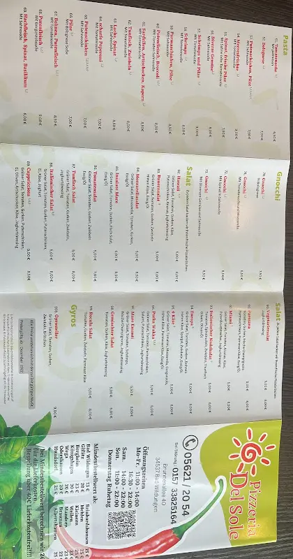 Menu_Pizzeria Del Sole_Wildungen_immagine_4