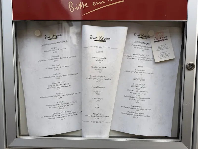 Menu_Gaststätte Zur Krone_Vilbel_immagine_3