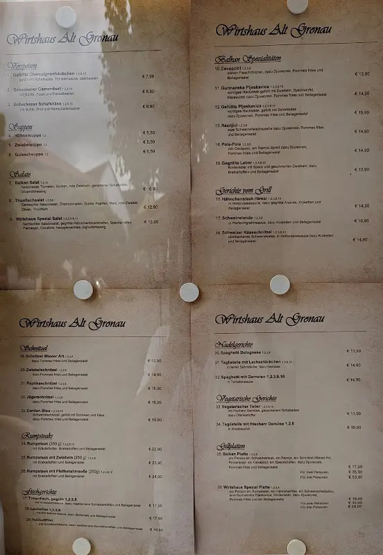 Menu_Restaurant Wirtshaus Alt Gronau_Vilbel_immagine_2