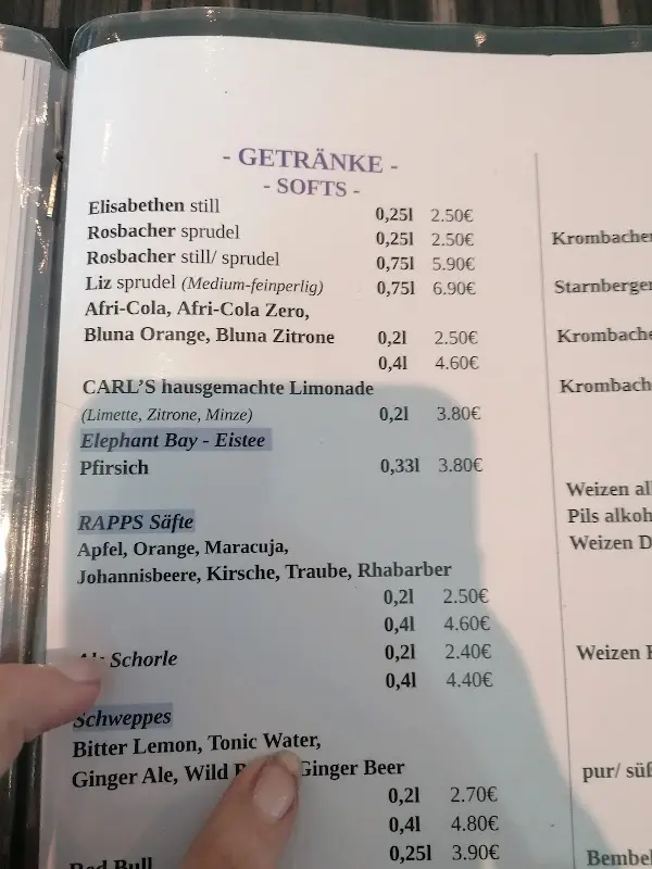 Menu_Restaurant Carl's_Vilbel_image_3