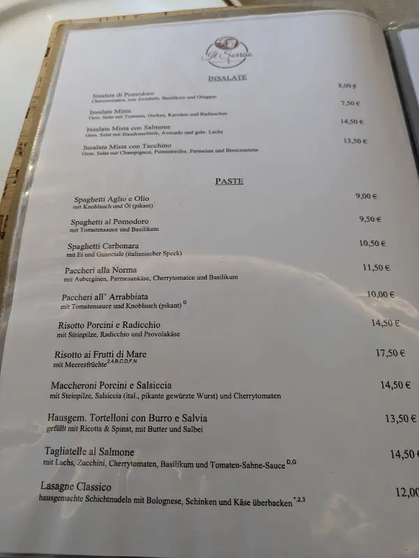 Menu_Il Sorriso Ristorante & Enoteca_Vilbel_image_1