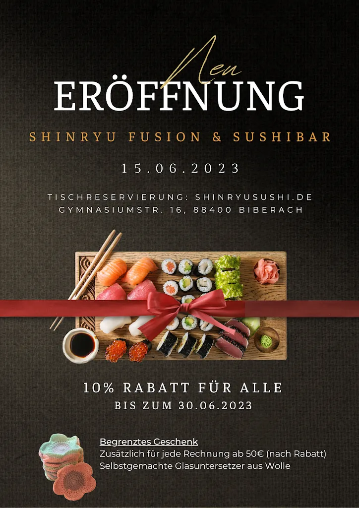 Shinryu Fusion & Sushibar restaurant in Riß