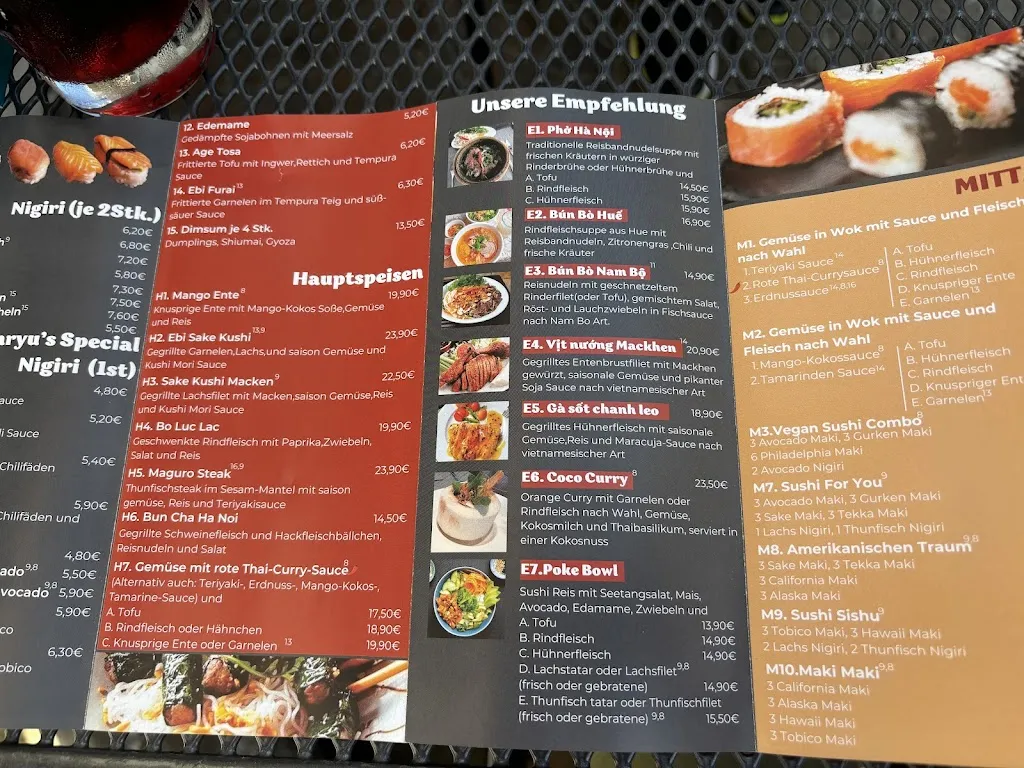 Menu_Shinryu Fusion & Sushibar_Riß_immagine_2