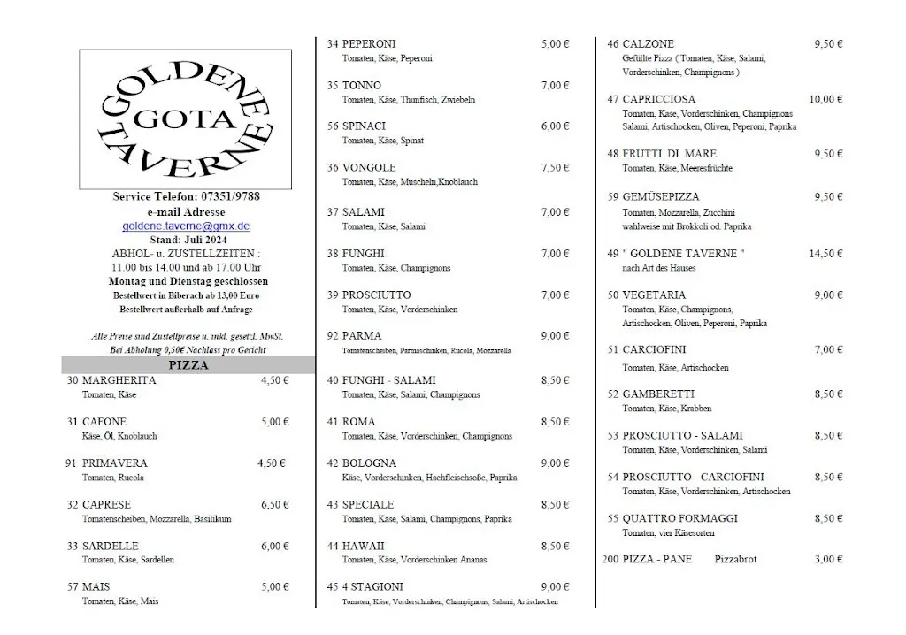 Menu_Pizzeria Goldene Taverne_Riß_image_4