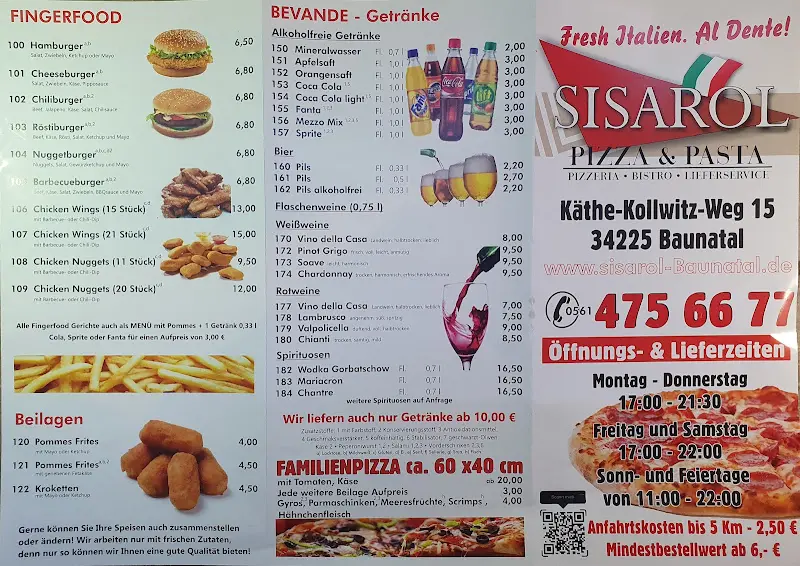 Menu_SISAROL - Pizza & Pasta_Baunatal_immagine_1
