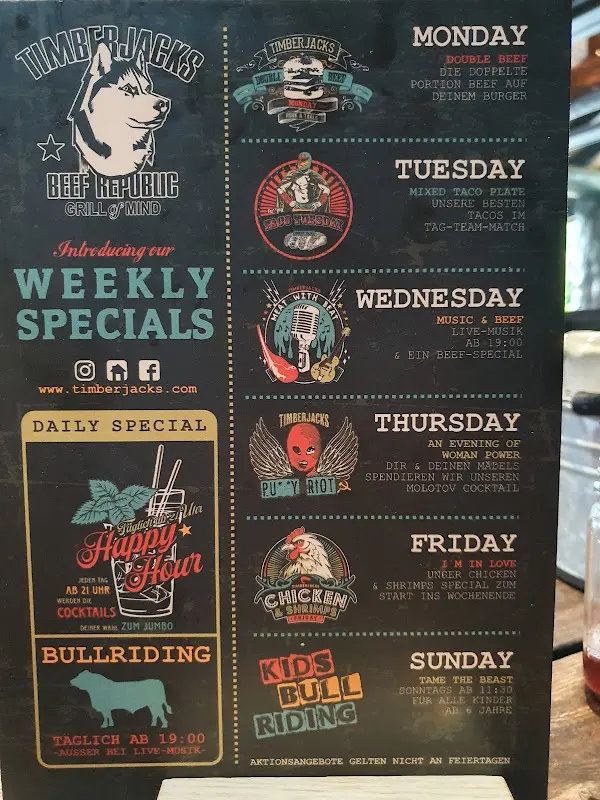 Menu_Timberjacks Kassel_Kassel_image_4