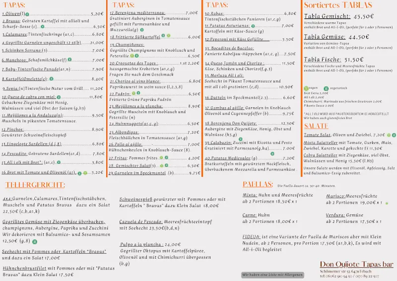 Menu_Don Quijote Tapas Bar_Erbach_image_1