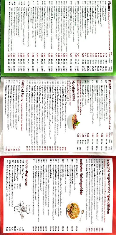 Menü_Restaurant Pizzeria Dhillon_Rhein_Bild_2