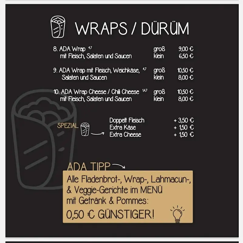 Menu_ADA Döner - Das Original seit 1991_Biedenkopf_image_4
