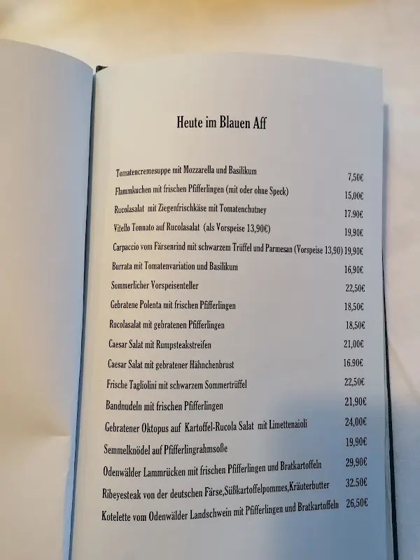 Menu_Blauer Aff_Bensheim_immagine_3
