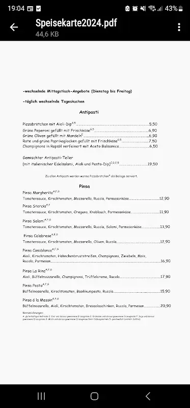 Menu_La Rina_Bensheim_immagine_2