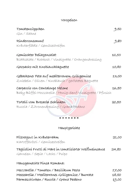 Menu_Hotel & Restaurant Felix_Bensheim_image_2