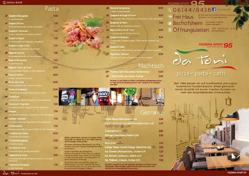 Menu_Pizzeria Cafe´Sport95 da Toni_Bischofsheim_image_1
