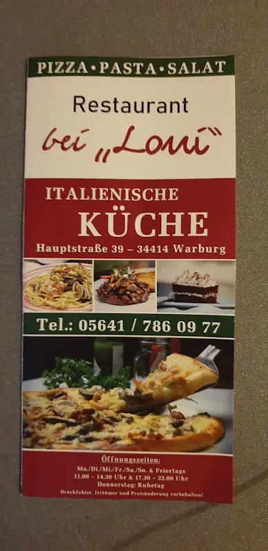 Menu_Restaurant bei 