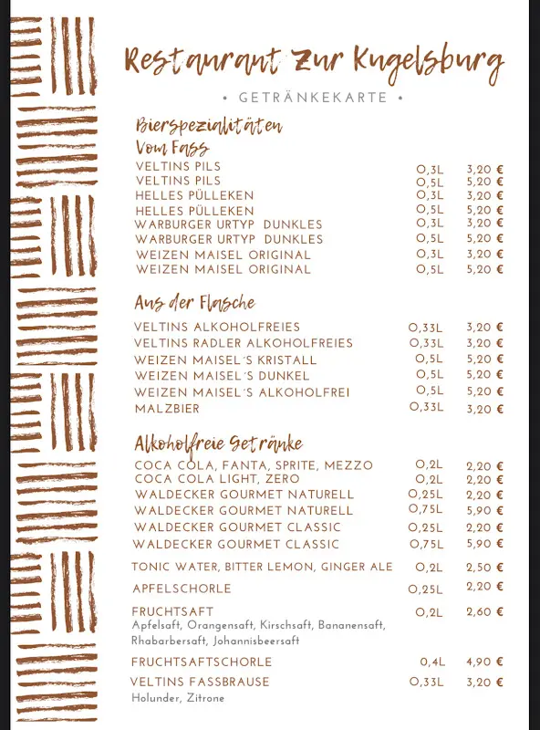 Menu_Restaurant „Zur Kugelsburg“_Volkmarsen_immagine_1
