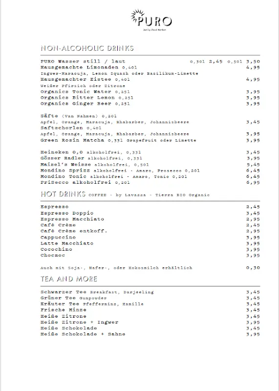 Menu_PURO Daily Food Market Borken_Borken_immagine_2