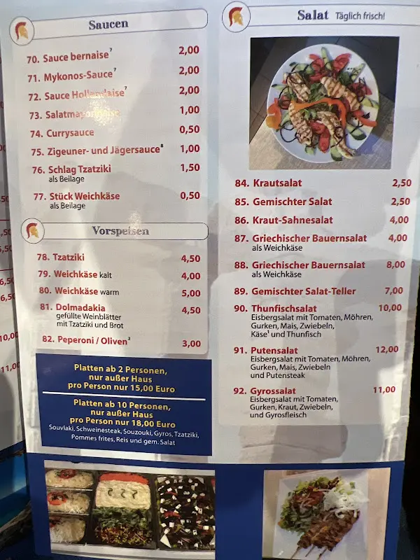 Menü_Mykonos Treff_Borken_Bild_2