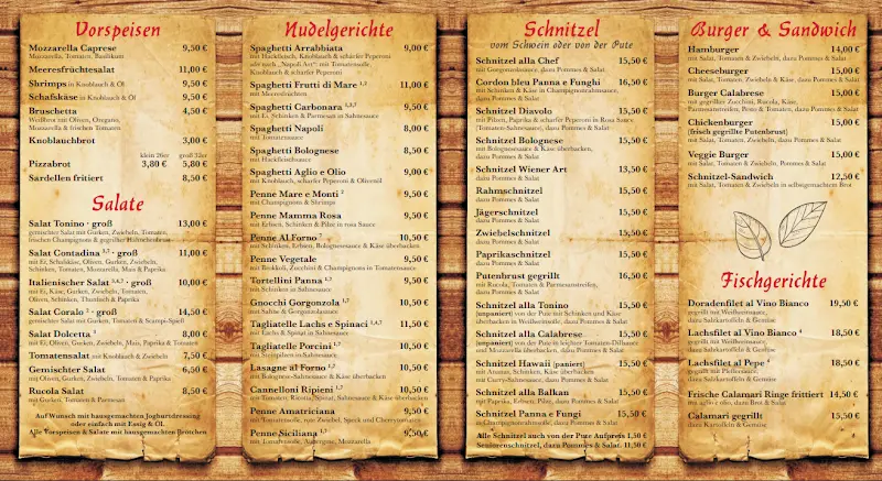 Menu_Trattoria Pizzeria Lieferservice Tonino - Bruchköbel_Bruchköbel_immagine_2