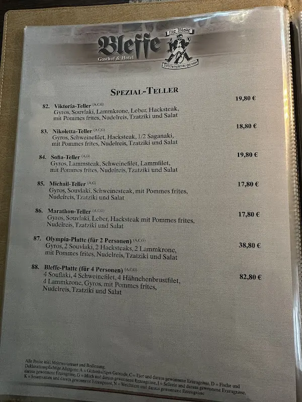 Menu_Restaurant Bleffe_Büdingen_image_1