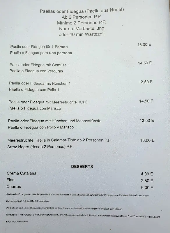 Menu_Gaststätte Alte Schule Los Molinos de Don Quijote_Büdingen_image_3