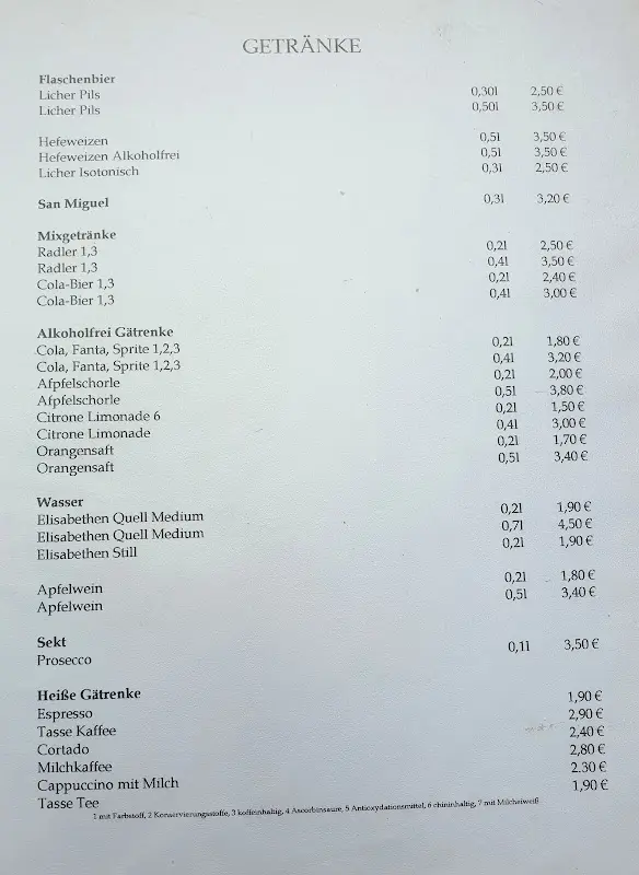 Menu_Gaststätte Alte Schule Los Molinos de Don Quijote_Büdingen_image_4