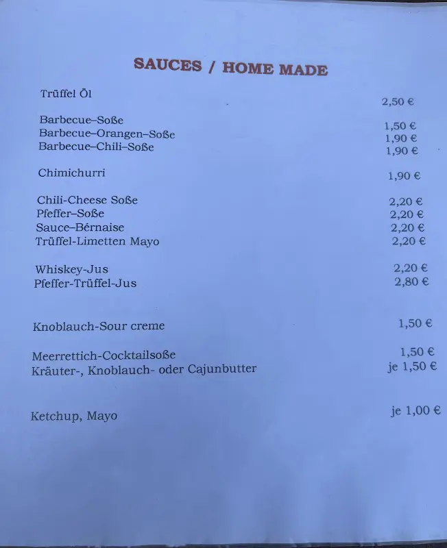 Menu_The Grillhouse_Künzell_immagine_3
