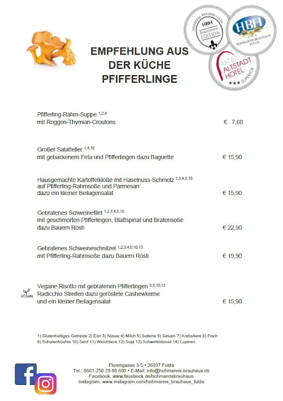 Menu_Hohmanns Brauhaus_Fulda_image_1