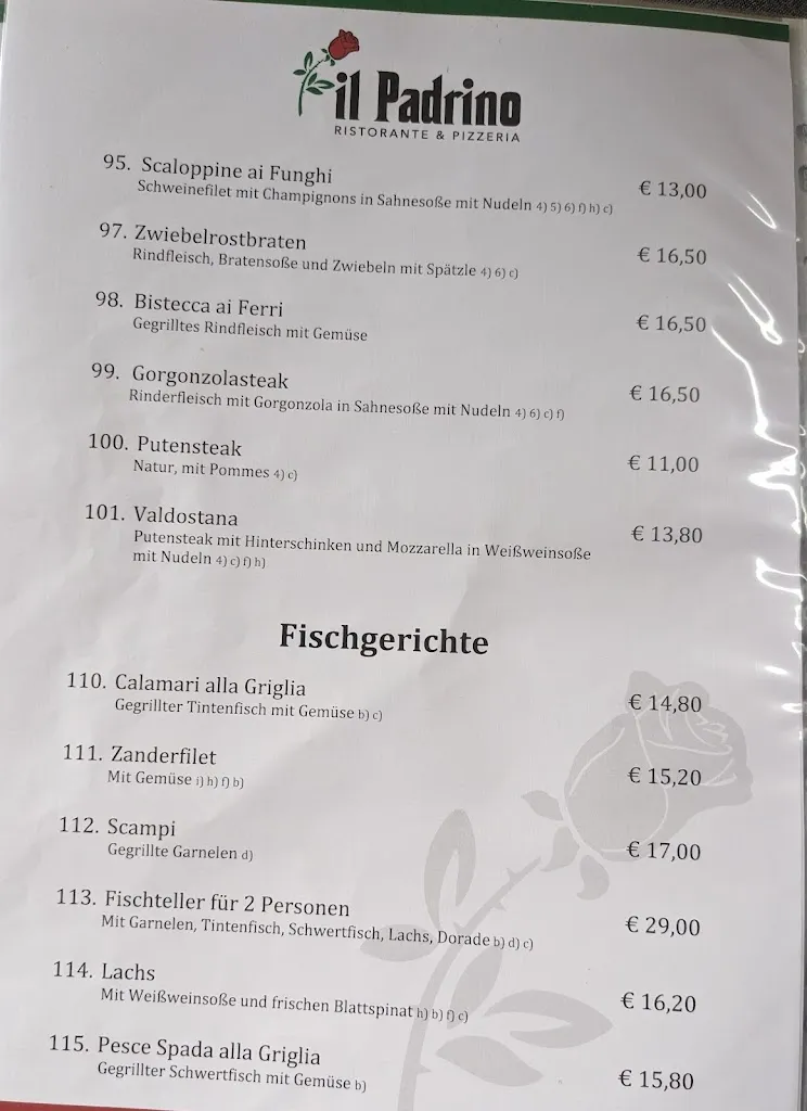 Menu_Schützenheim - Pizzeria il Padrino_Brackenheim_image_2
