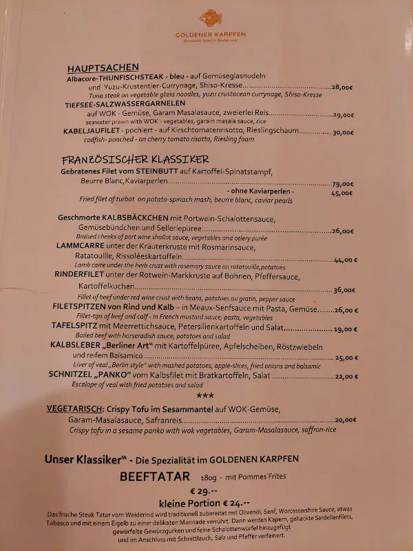 Menu_Restaurant Goldener Karpfen_Fulda_immagine_1