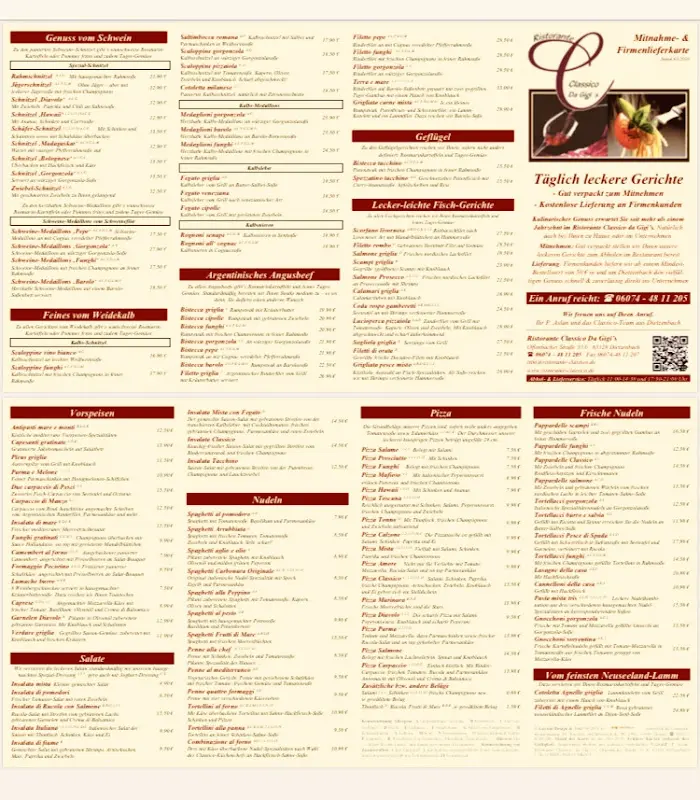 Menu_Ristorante Classico 'Da Gigi's_Dietzenbach_image_1