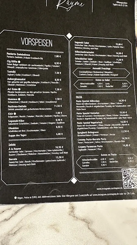 Menu_Rayme Restaurant - Café - Bar_Dietzenbach_immagine_2