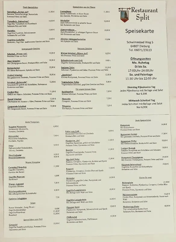 Menu_Restaurant Split Dieburg_Dieburg_image_1