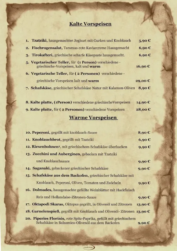 Menu_Restaurant El Greco Dieburg_Dieburg_immagine_4