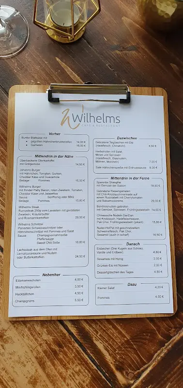 Menu_Wilhelms - Cafè & Restaurant_Dillenburg_immagine_1