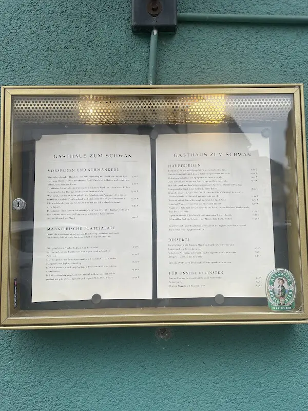 Menu_Gasthaus Restaurant Zum Schwan_Dillenburg_image_1