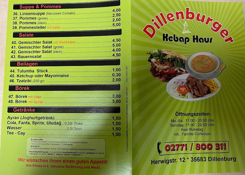 Menu_Dillenburger Kebap Haus_Dillenburg_immagine_3