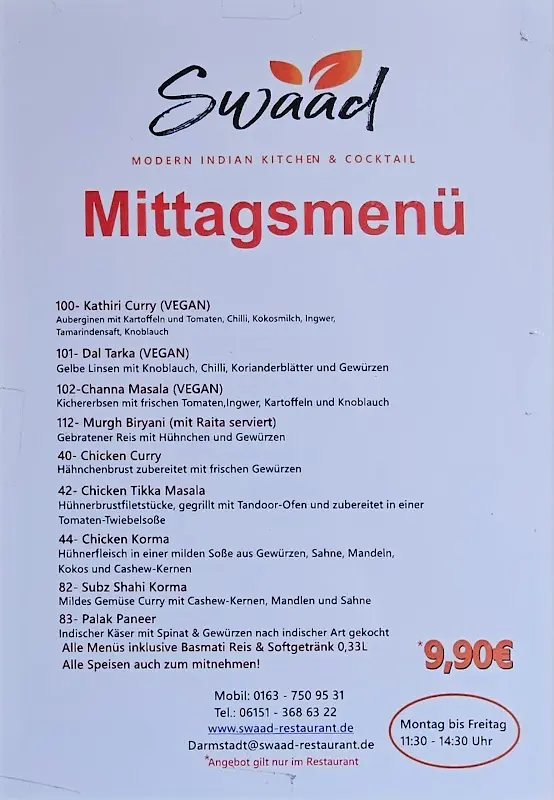 Menu_Swaad Indien Restaurant_Darmstadt_immagine_1