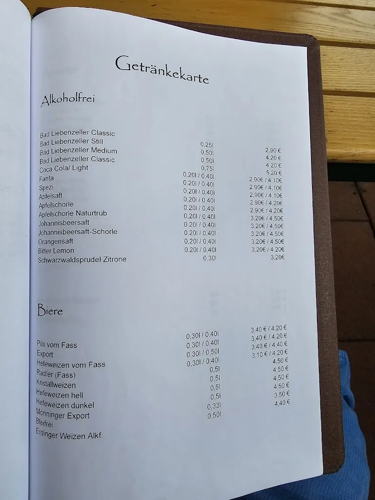 Menu_Gasthof Engel_Bühlertal_immagine_3