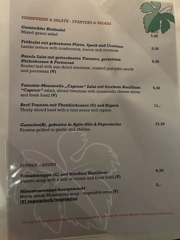 Menu_Ristorante La Vigna_Dreieich_image_1