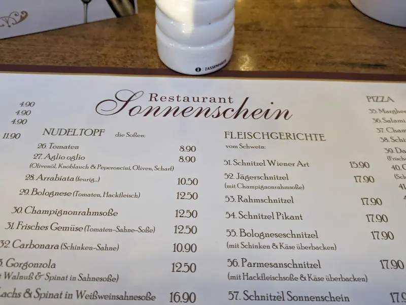 Menu_Restaurant Sonnenschein_Groß-Gerau_image_1